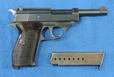 Walther P-38 (Coded AC. 45) Cal. 9mm, Ser. 5391. - 1 of 9