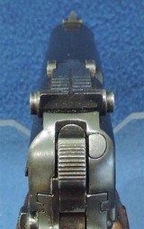 F.N. Browning (Pre War) Tangent Sight With Stock, P-35, Cal. 9 mm, Ser. 255XX. - 10 of 14
