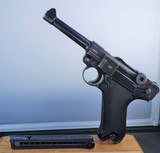 Mauser P.08 (Black, Black Widow) Luger, Coded byf, Cal. 9mm, Ser. 1814. Super condition! - 2 of 14