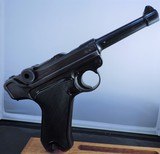 Mauser P.08 (Black, Black Widow) Luger, Coded byf, Cal. 9mm, Ser. 1814. Super condition! - 4 of 14