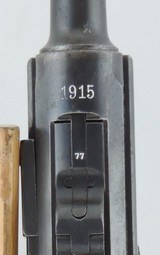 DWM Luger, P-08, Cal. 9mm, Ser. XX c, Dated 1915. - 9 of 9