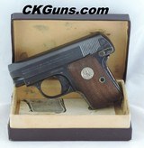 Colt Mdl. 1908, Cal. .25 acp, Ser. 3888XX, Mfg 1931. NEW IN BOX. - 1 of 9