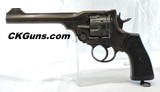 WEBLEY & SCOTT MK. VI, CAL. .45ACP, SER. 32418, MFG. 1917. - 1 of 12
