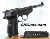 Mauser (Walther) P-38, byf/44, Cal. 9mm, Ser. 8909. BEAUTIFUL LATE WAR PRODUCTION. - 1 of 14