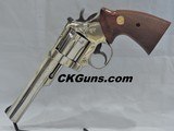 COLT TROOPER MK.III, Cal. .357 MAG., Ser. # L1974XX, NICKLE, 6" BARREL. MINTY AND LOOKS UNFIRED!!! - 1 of 12