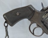 UNCUT WEBLEY & SCOTT MK. VI, .455, SER. 154502, MFG. 1915. - 6 of 15