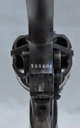 UNCUT WEBLEY & SCOTT MK. VI, .455, SER. 154502, MFG. 1915. - 15 of 15
