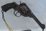 UNCUT WEBLEY & SCOTT MK. VI, .455, SER. 154502, MFG. 1915. - 5 of 15