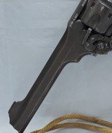 UNCUT WEBLEY & SCOTT MK. VI, .455, SER. 154502, MFG. 1915. - 4 of 15
