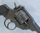 UNCUT WEBLEY & SCOTT MK. VI, .455, SER. 154502, MFG. 1915. - 7 of 15
