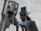 UNCUT WEBLEY & SCOTT MK. VI, .455, SER. 154502, MFG. 1915. - 13 of 15
