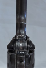 UNCUT WEBLEY & SCOTT MK. VI, .455, SER. 154502, MFG. 1915. - 14 of 15