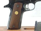 COLT "NATIONAL MATCH" SERIES 70, CAL. .45 ACP, MFG. 1961, #23597. - 4 of 14