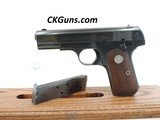 COLT 1908 CAL. .380ACP, SER. 57059, MFG 1922.  - 1 of 13