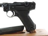 BLACK WIDOW MAUSER BANNER POLICE P-08 LUGER.  9MM, SER. 7474 Y, MFG 1942 - 4 of 12