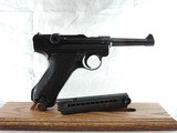 BLACK WIDOW MAUSER BANNER POLICE P-08 LUGER.  9MM, SER. 7474 Y, MFG 1942 - 5 of 12