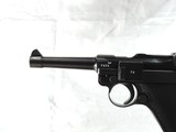 BLACK WIDOW MAUSER BANNER POLICE P-08 LUGER.  9MM, SER. 7474 Y, MFG 1942 - 2 of 12