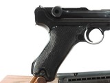BLACK WIDOW MAUSER BANNER POLICE P-08 LUGER.  9MM, SER. 7474 Y, MFG 1942 - 8 of 12