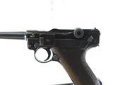 MAUSER "BANNER" POLICE LUGER, P.08  CAL, 9MM, SER. 9788 K,MFG. 1941. PRISTINE IS EXACTLY THE WORD!!!!! - 3 of 13