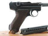 MAUSER "BANNER" POLICE LUGER, P.08  CAL, 9MM, SER. 9788 K,MFG. 1941. PRISTINE IS EXACTLY THE WORD!!!!! - 8 of 13