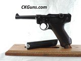 MAUSER "BANNER" POLICE LUGER, P.08  CAL, 9MM, SER. 9788 K,MFG. 1941. PRISTINE IS EXACTLY THE WORD!!!!! - 1 of 13