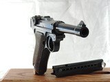 MAUSER "BANNER" POLICE LUGER, P.08  CAL, 9MM, SER. 9788 K,MFG. 1941. PRISTINE IS EXACTLY THE WORD!!!!! - 9 of 13