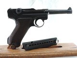 MAUSER "BANNER" POLICE LUGER, P.08  CAL, 9MM, SER. 9788 K,MFG. 1941. PRISTINE IS EXACTLY THE WORD!!!!! - 5 of 13