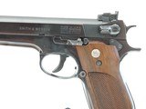 PRISTINE, SMITH & WESSON MDL. 52 "PRE-DASH" CAL .38 MID RANGE, SER. 50964, MFG. 1962 - 3 of 12