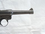 VERY RARE, "MAUSER BANNER POLICE BLACK WIDOW" LUGER P-O8, MFG.1942, CAL. 9MM. SER. 7474 y. - 6 of 14