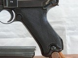 VERY RARE, "MAUSER BANNER POLICE BLACK WIDOW" LUGER P-O8, MFG.1942, CAL. 9MM. SER. 7474 y. - 5 of 14