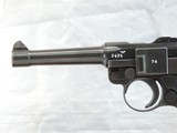 VERY RARE, "MAUSER BANNER POLICE BLACK WIDOW" LUGER P-O8, MFG.1942, CAL. 9MM. SER. 7474 y. - 3 of 14