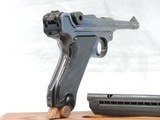 VERY RARE, "MAUSER BANNER POLICE BLACK WIDOW" LUGER P-O8, MFG.1942, CAL. 9MM. SER. 7474 y. - 10 of 14