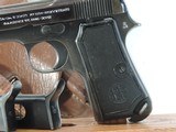 MINTY, BERETTA MDL. 1934 RIG, CAL. 9MM CORTO, (.380ACP), SER. 817705. MFG. 1943. - 2 of 12