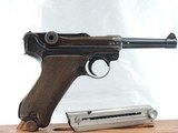 MAUSER P.08 LUGER "42", 9MM, SER. 5316i, MFG. 1940. LOVELY CONDITION!!! - 5 of 14