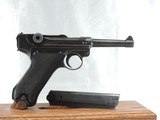 VERY RARE, MAUSER, "BLACK WIDOW" BYF,  LUGER P.08, DATED. 41, CAL. 9MM. SER. 8414q. AWESOME CONDITION!!! VAULT WIDOW!!! - 5 of 14