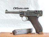 AWESOME 1908 FIRST SHIPMENT DWM P.08 LUGER, CAL. 9MM, SER. 8319a. REDUCED