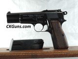 PRISTINE, BELGIAN ARMY P.35 BROWNING HI-POWER, CAL. 9MM, SER. 20885. G.I. BRING BACK!! - 1 of 15