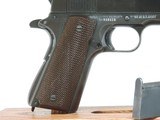 SCARCE REMINGTON RAND FIRST VARIATION, CAL. .45ACP. ,SER. 938519. MFG. LATE 1942. BEEN THERE AND DONE THAT!!! - 4 of 12