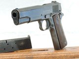 SCARCE REMINGTON RAND FIRST VARIATION, CAL. .45ACP. ,SER. 938519. MFG. LATE 1942. BEEN THERE AND DONE THAT!!! - 10 of 12