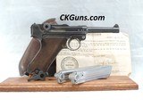 AWESOME, LUGER (RIG) LUGER P.08, S/42, CAL. 9MM, SER. 4826k, MFG. 1936. BRING BACK PAPERS!!!! - 1 of 18