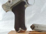 GORGEOUS NICKEL DWM MDL. P.08 CAL. .30 LUGER SER. 81996 - 6 of 14