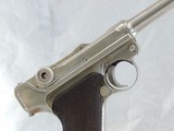 GORGEOUS NICKEL DWM MDL. P.08 CAL. .30 LUGER SER. 81996 - 7 of 14