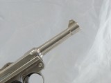 GORGEOUS NICKEL DWM MDL. P.08 CAL. .30 LUGER SER. 81996 - 8 of 14