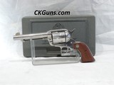 RUGER VAQUERO, STAINLESS, CAL..44, SER. 56-46041. - 1 of 12