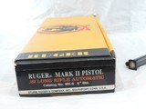 MINT, RUGER MK. II, CAL. .22LR, SER.18-23490. MFG. 1982. - 11 of 12