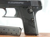 VERY RARE, LIGNOSE EINHAND. 3A, CAL. .25 ACP, SER. 39304. PRISTINE 3A NIGHT TABLE QUEEN!!! - 2 of 9