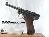 FINE DWM LUGER P.08, CAL.9MM, SER. 2074e,  VAULT QUEEN!! - 1 of 14