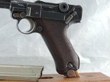 AWESOME, DWM, ARTILLERY, P-08, LUGER, CAL. 9MM, SER. 7540f,  DATED 1917. - 7 of 19