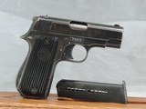 NAZI, FRENCH "UNIQUE", KREIGSMODEL, CAL 7.65, SERIAL 753I9. - 2 of 17