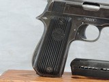NAZI, FRENCH "UNIQUE", KREIGSMODEL, CAL 7.65, SERIAL 753I9. - 3 of 17